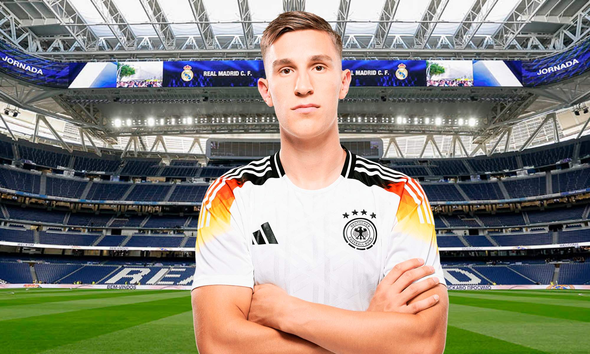 Nico Schlotterbeck y Bernabéu