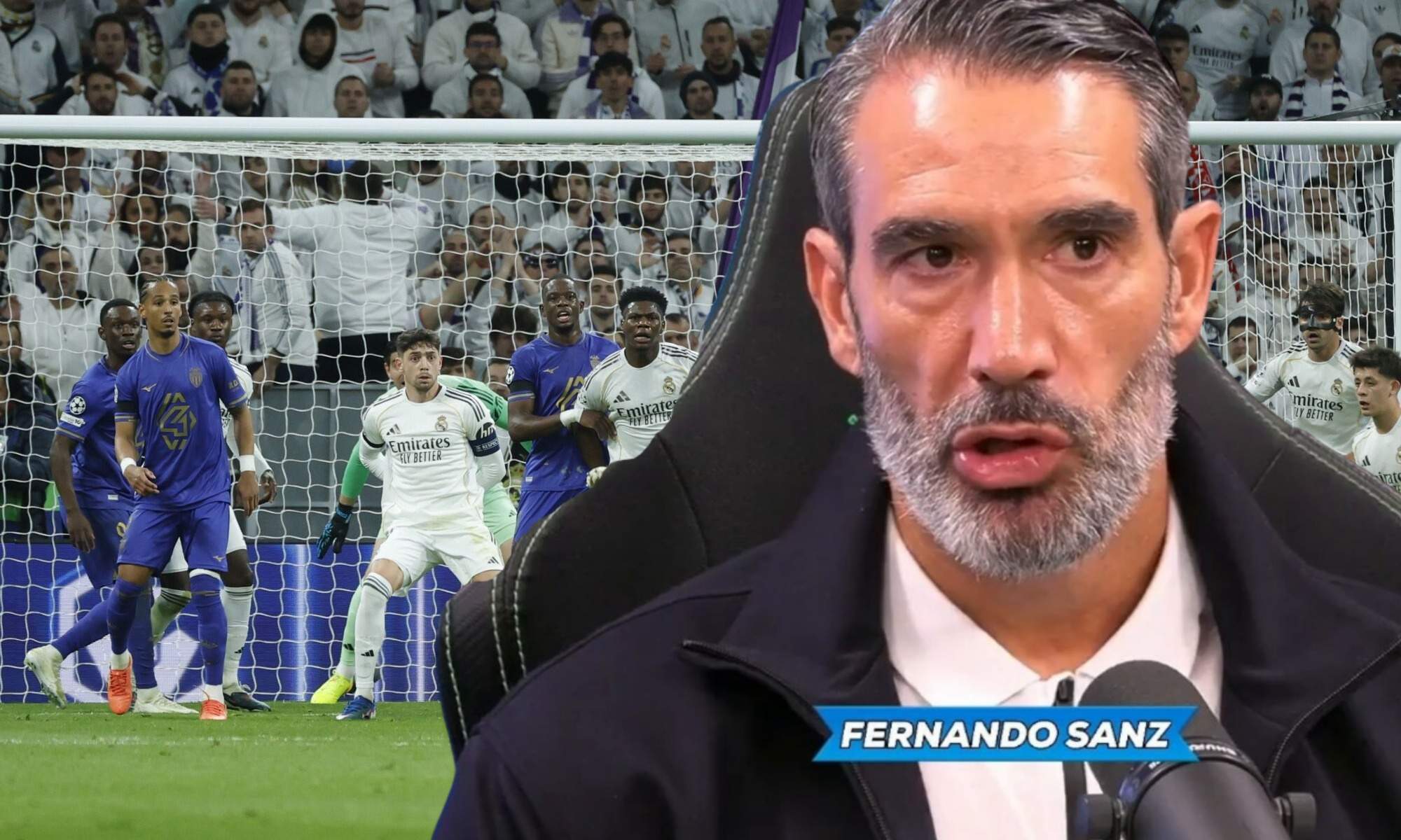 Fernando Sanz (52), ex futbolista, da un consejo al Bernabéu en el Real Madrid - Mónaco: "Hoy es imposible"