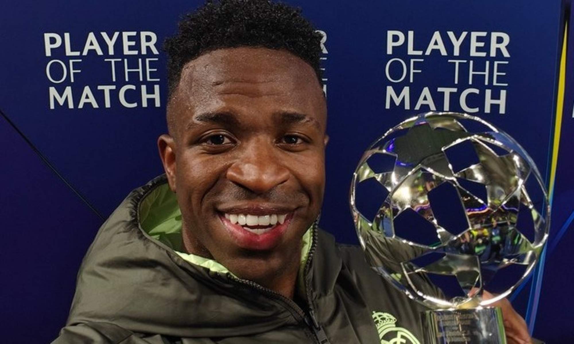 Vinicius, MVP del partido: "Los últimos días han sido muy complicados"
