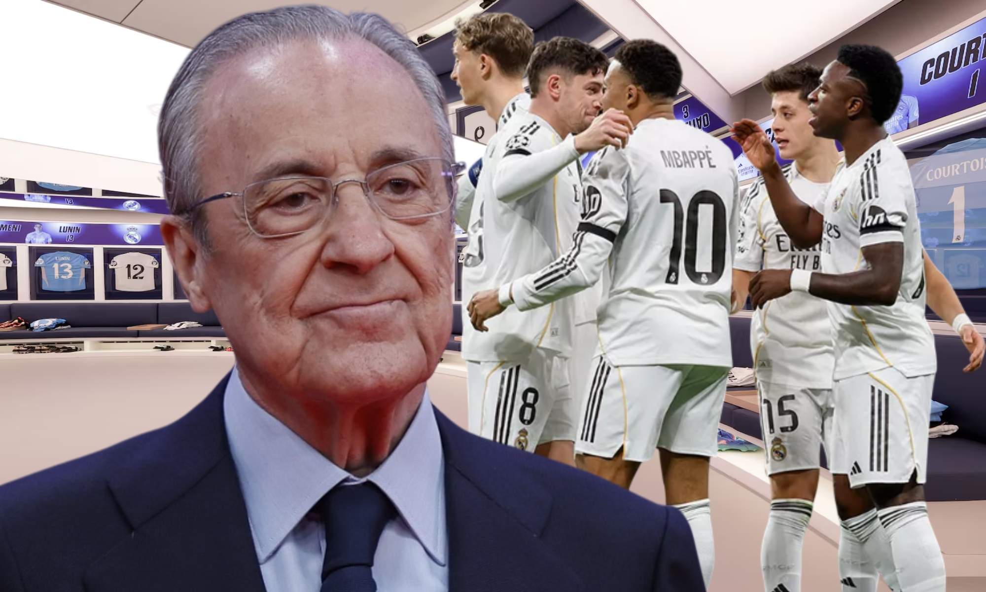 Florentino Pérez felicitó a estos dos futbolistas por sus actuaciones ante el Mónaco