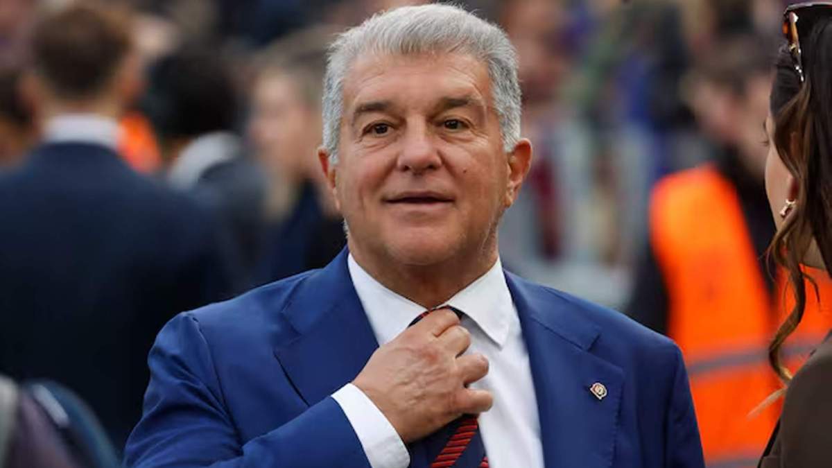 Joan Laporta, presidente del Fútbol Club Barcelona. 