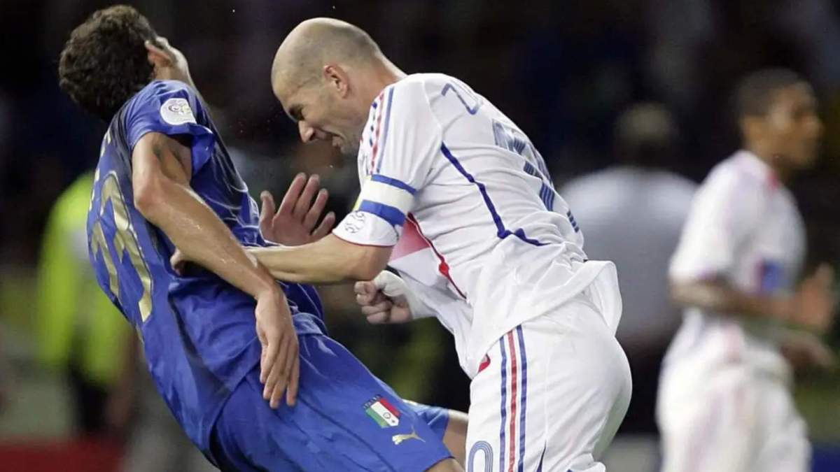 Cabezazo de Zinedine Zidane a Materazzi