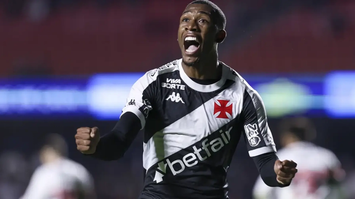 Rayan celebrando un gol con el Vasco da Gama Rayan celebrando un gol con el Vasco da Gama