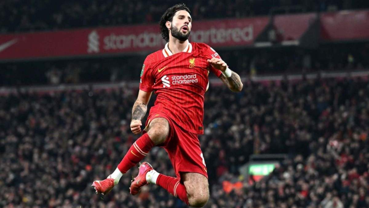 Dominik Szoboszlai celebra un gol con el Liverpool Dominik Szoboszlai celebra un gol con el Liverpool