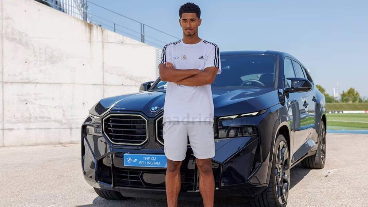 Bellingham y un BMW de fondo