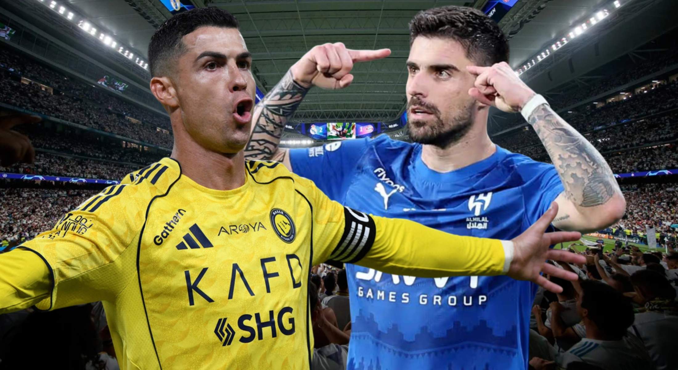 Cristiano Ronaldo y Ruben Neves, enfrentados antes de llegar al Madrid