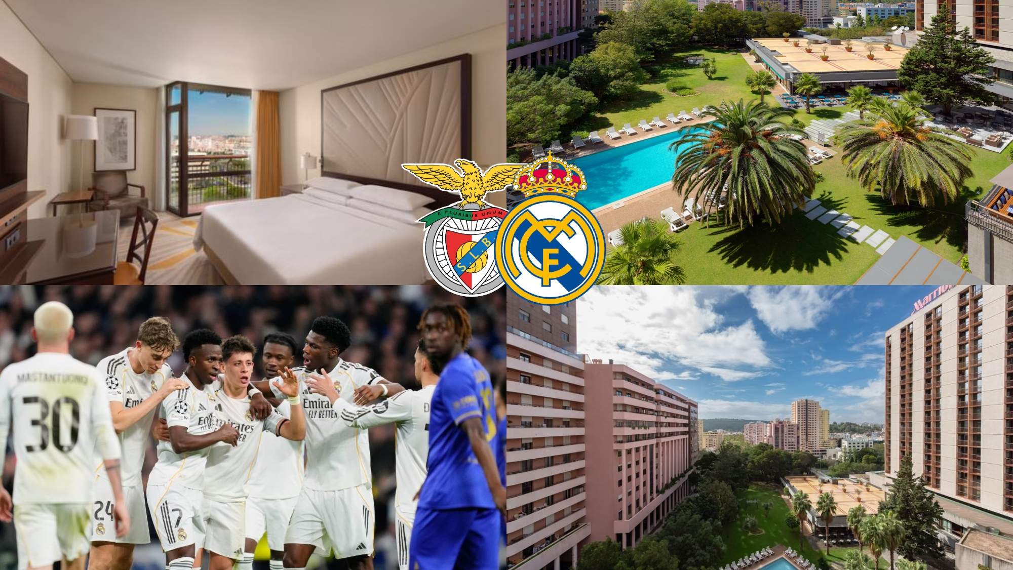 150 euros por noche, 18 plantas y a 10 minutos del estadio del Benfica: así es el hotel del Real Madrid en Lisboa