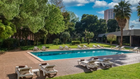 El hotel dónde se aloja el Real Madrid, Lisbon Marriott 