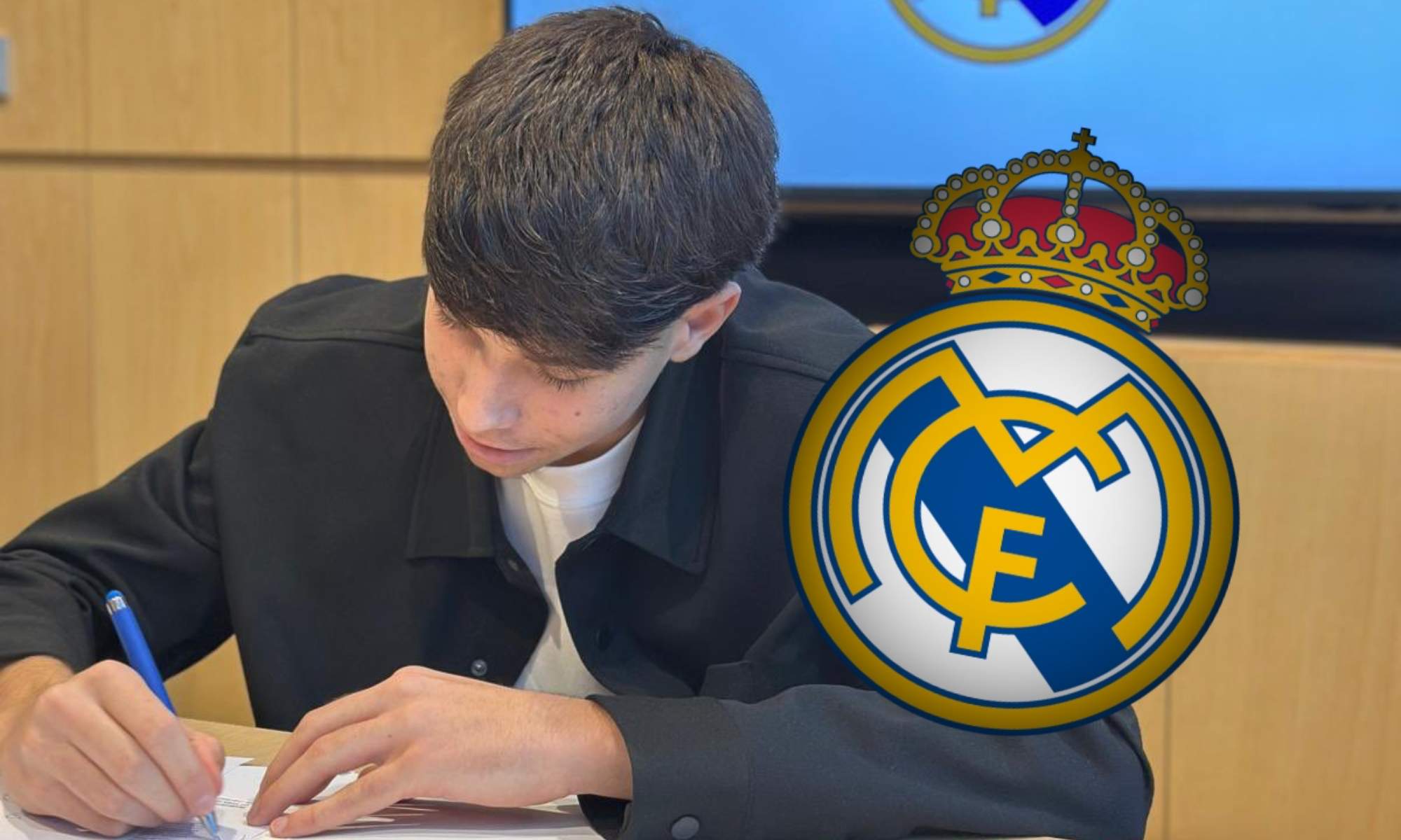 El canterano Bryan Bugarín ha firmado un nuevo contrato con el Real Madrid hasta 2028.