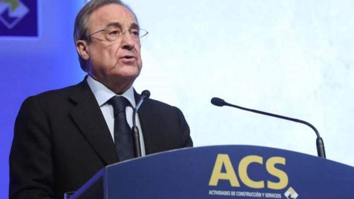 Florentino en un acto de ACS