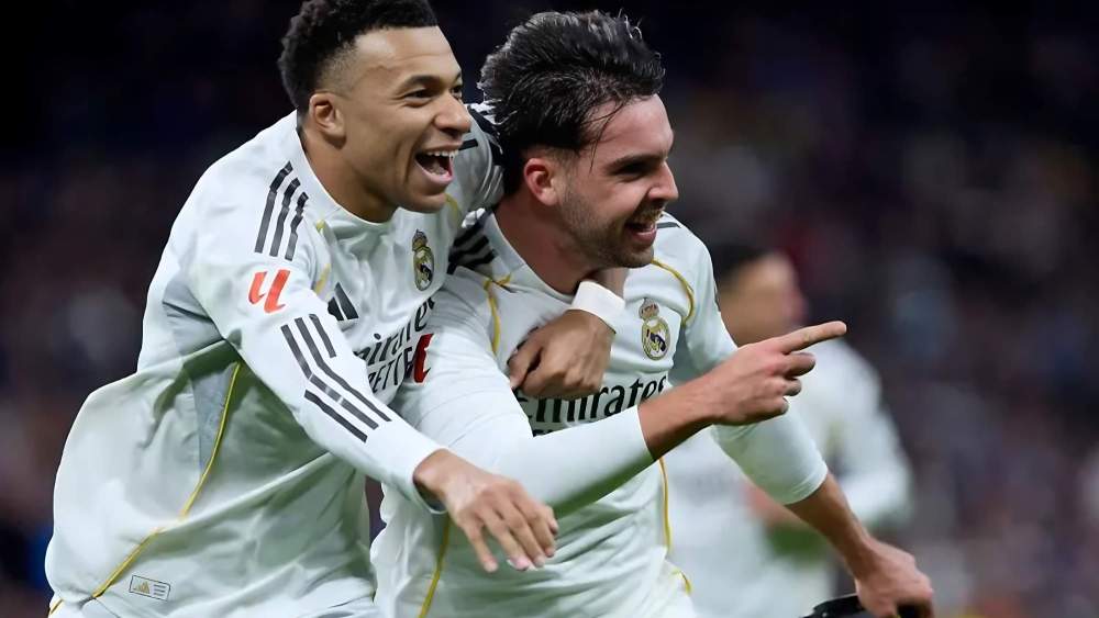 Kylian Mbappé y Raúl Asencio fueron los goleadores del Madrid la pasada jornada liguera contra el Levante. Kylian Mbappé y Raúl Asencio fueron los goleadores del Madrid la pasada jornada liguera contra el Levante.