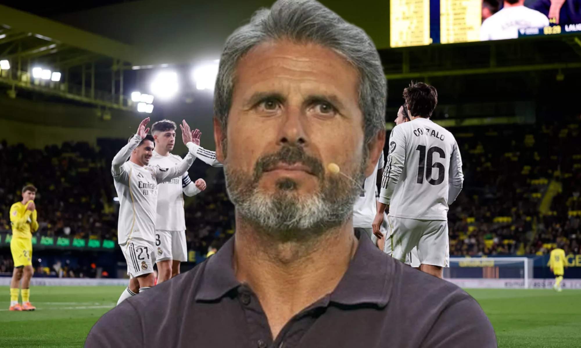 Rafael Alkorta destacó el partido de este futbolista del Real Madrid frente al Villarreal