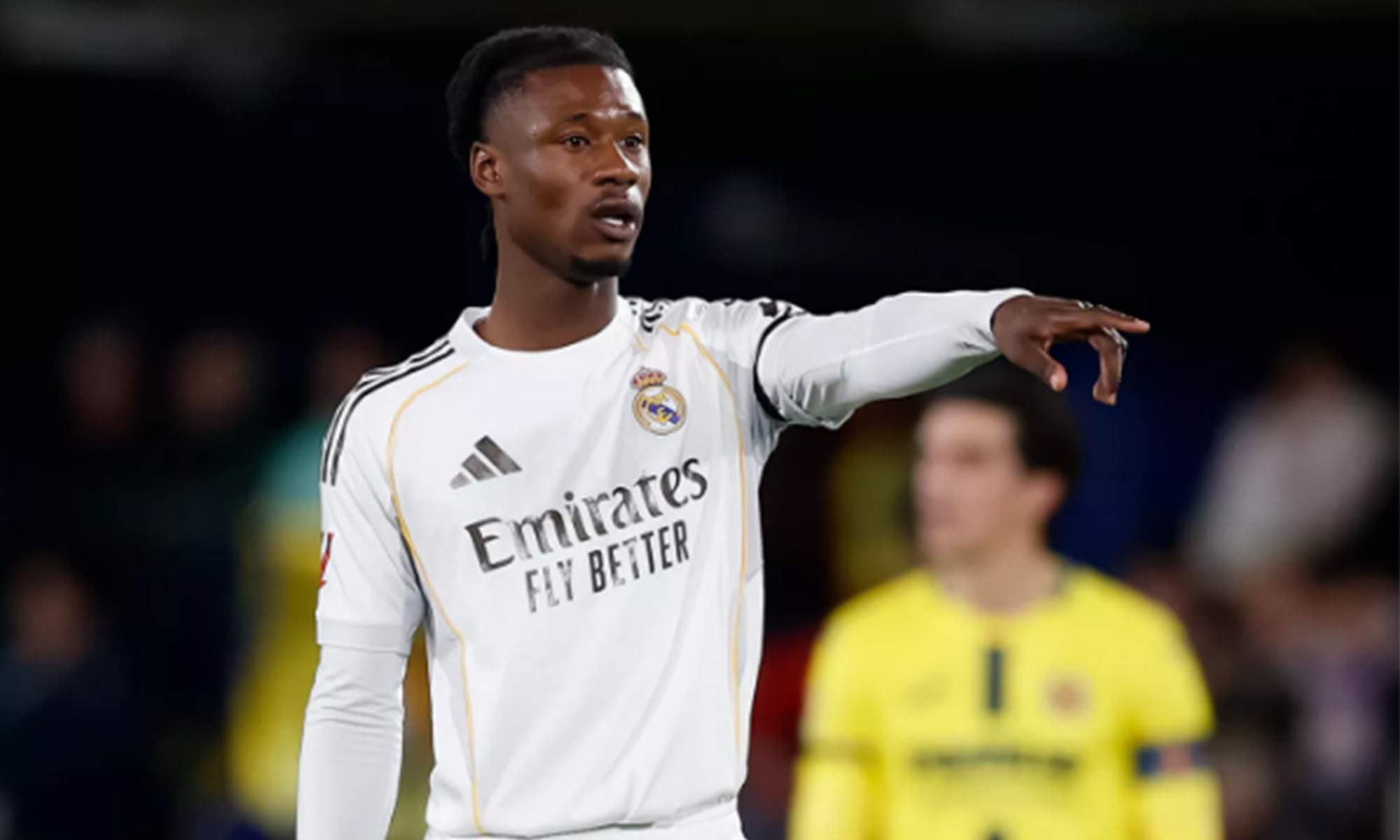 Eduardo Camavinga jugando contra el Villarreal.