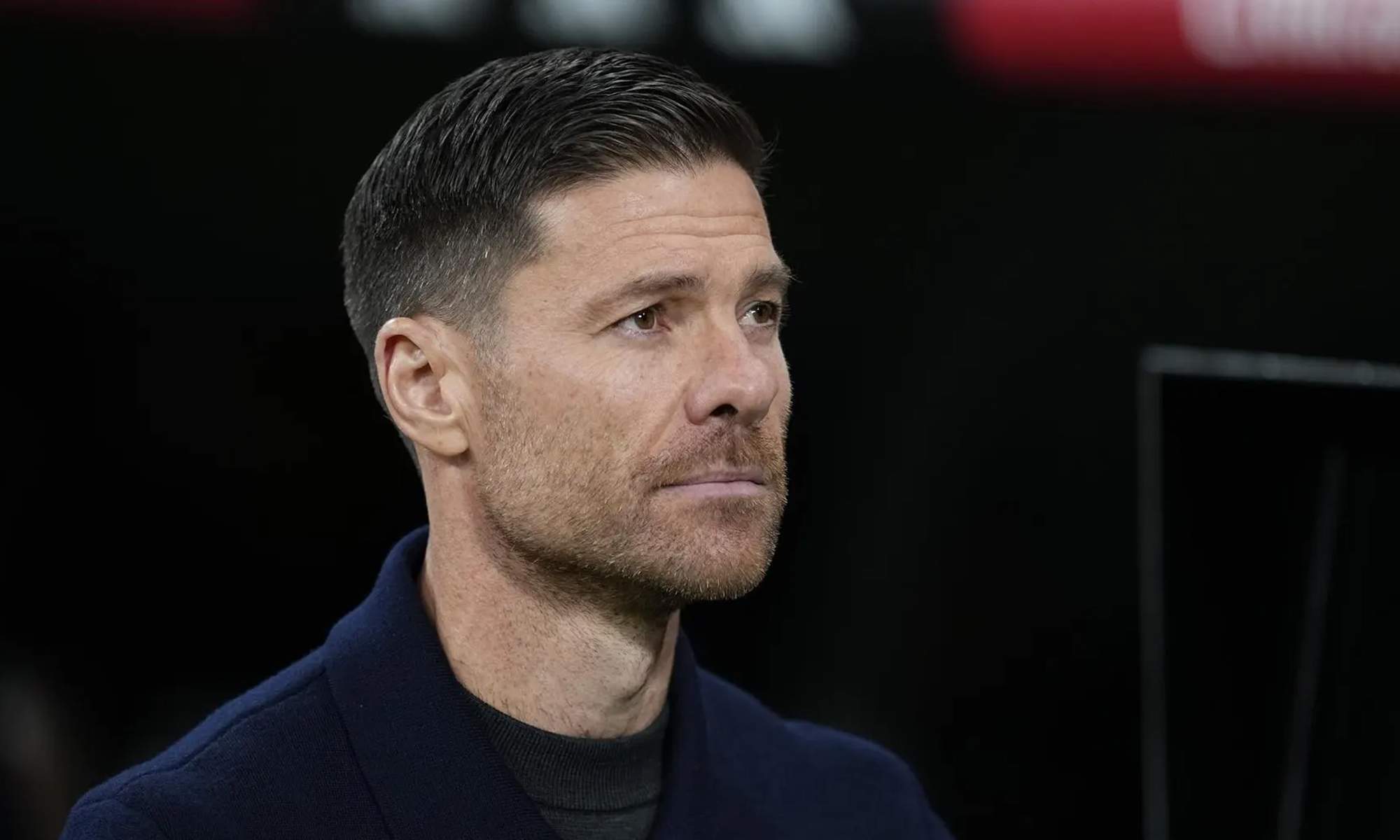Xabi Alonso en el Santiago Bernabéu.
