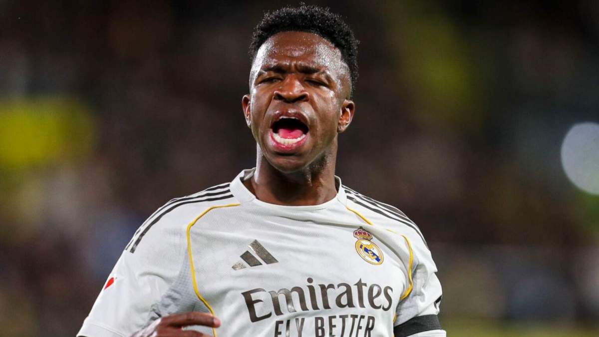 Vinicius durante el partido contra el Villarreal