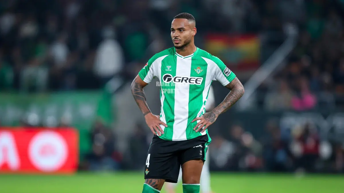 Natan durante un partido del Real Betis