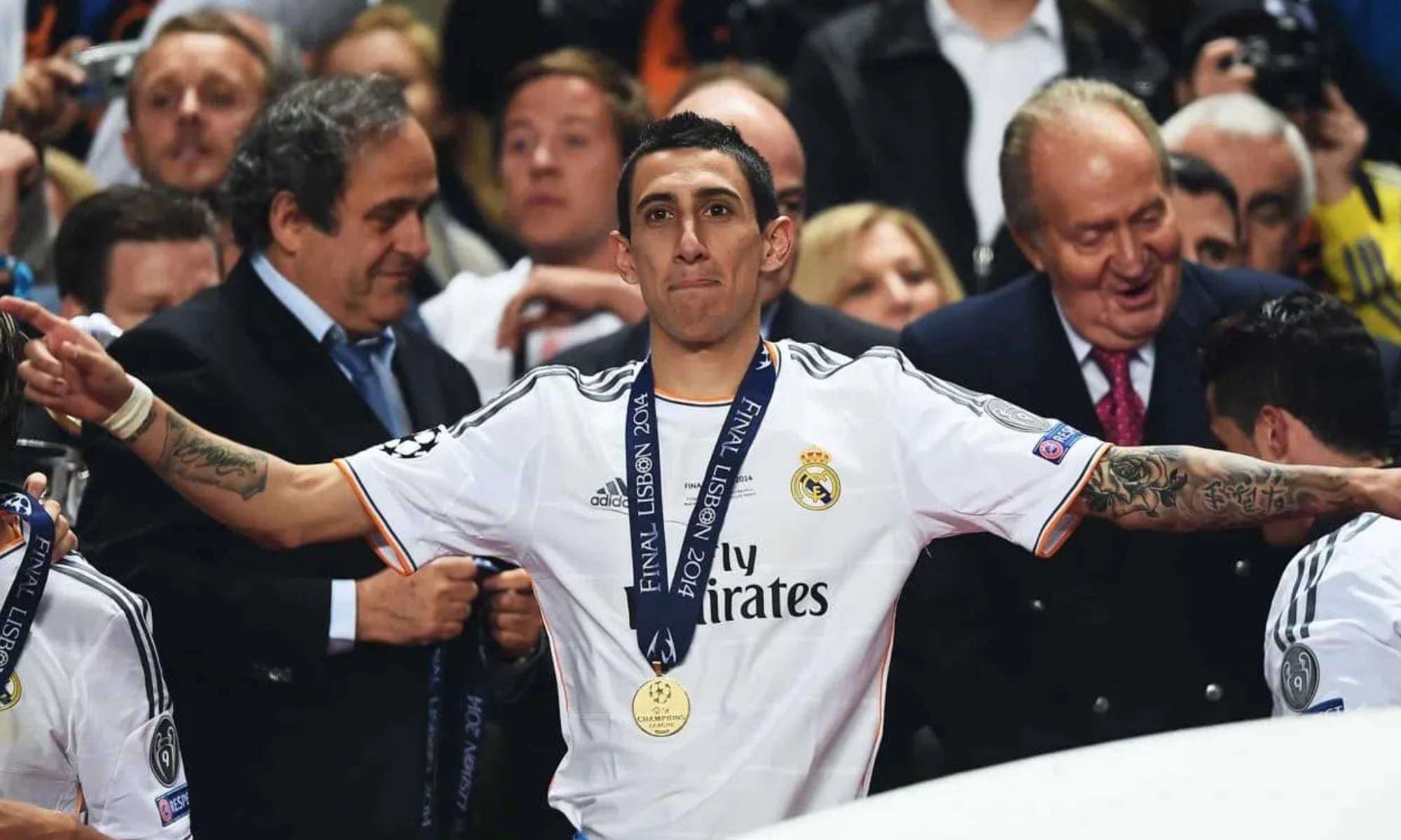 Ángel di María se marchó del Real Madrid después de ganar la Décima Copa de Europa.