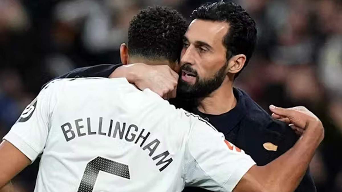 Álvaro ArbeloaJude Bellingham en un partido del Real Madrid. Álvaro ArbeloaJude Bellingham en un partido del Real Madrid.