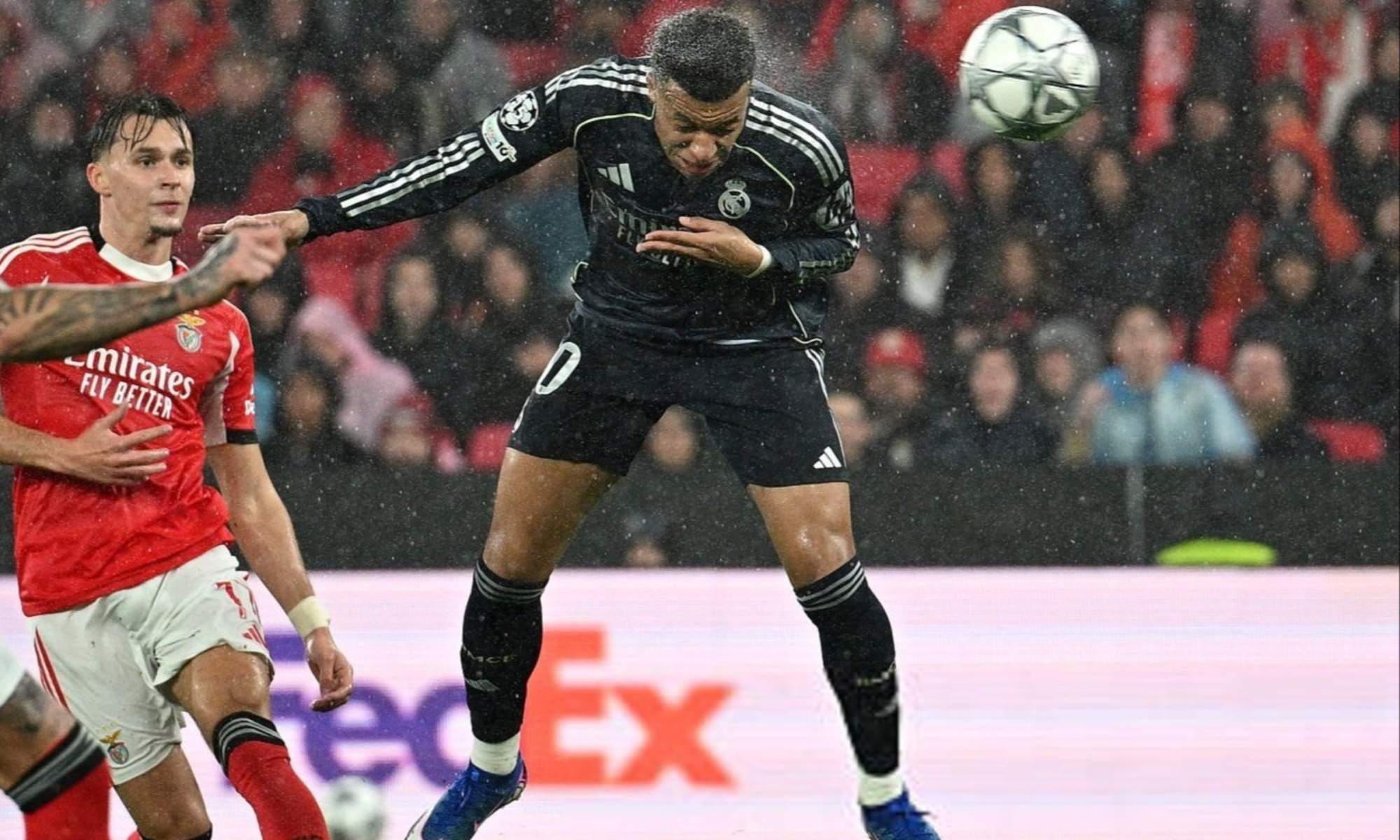 Radiografía del Benfica 2-1 Real Madrid al descanso: el Benfica remontó el gol de Mbappé