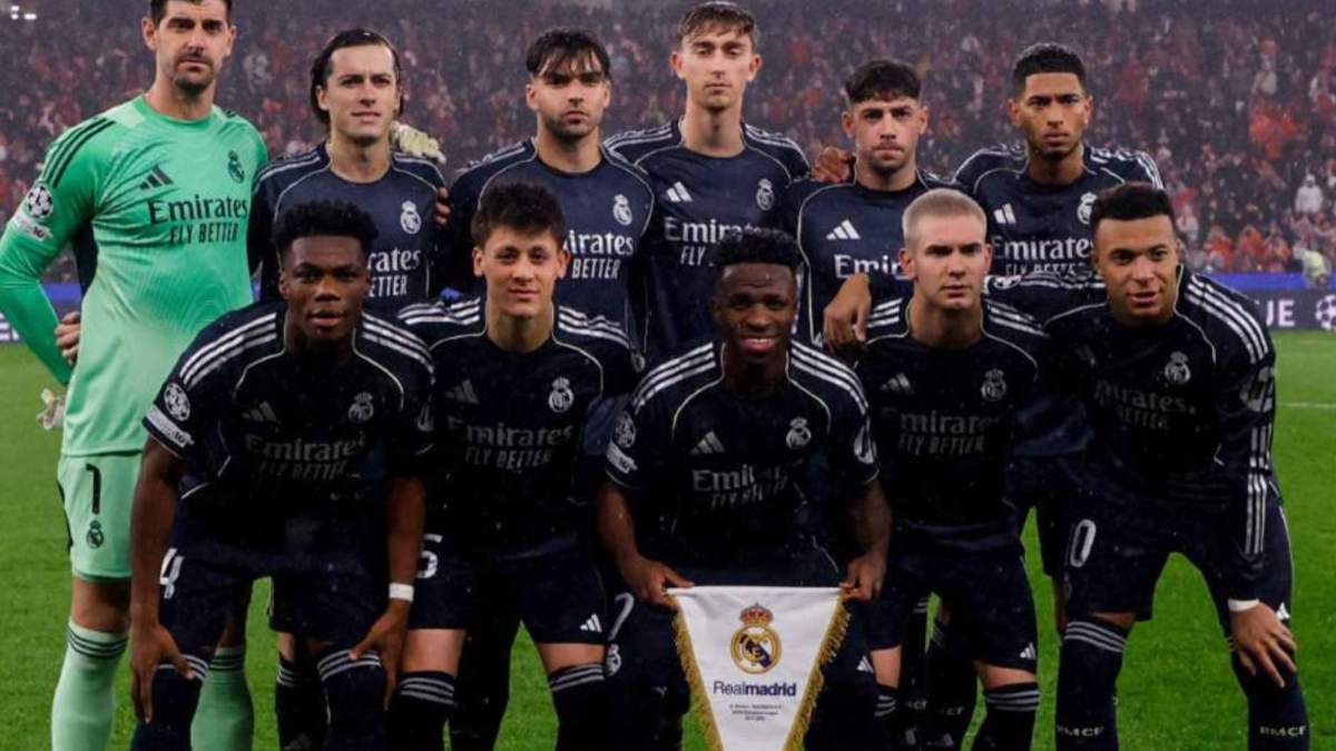 Once del Real Madrid contra el Benfica