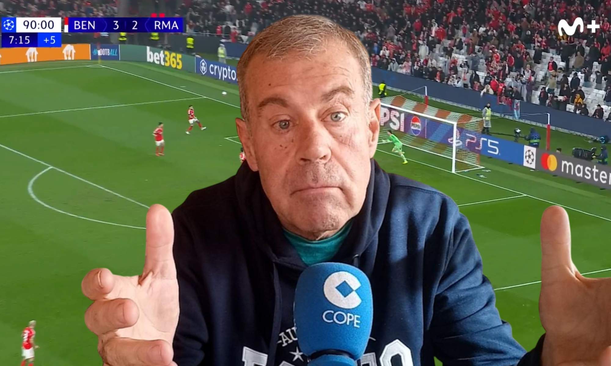 Tomás Guasch solo salva a dos jugadores de la debacle en el Estadio Da Luz