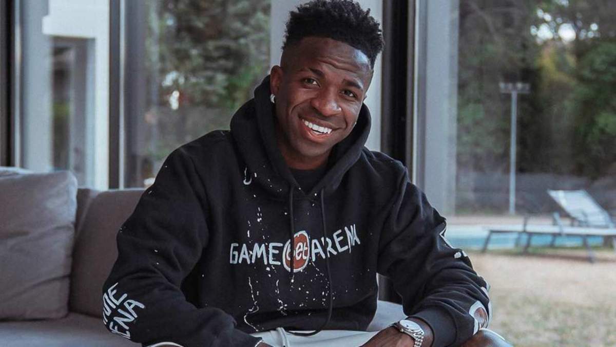 Vinicius Junior en su casa en Madrid
