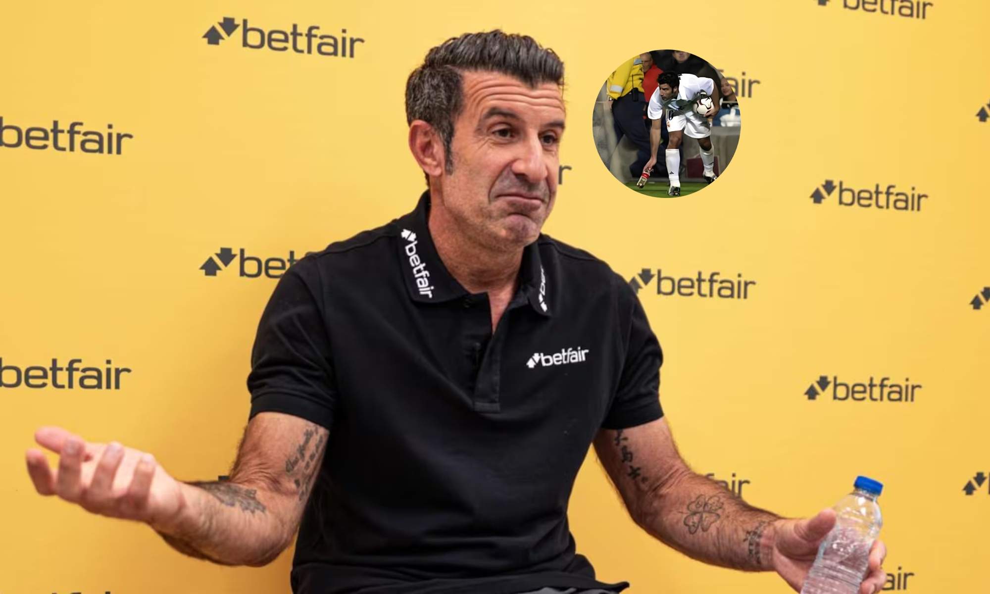 Luis Figo desvela un momento curioso sobre su primer Clásico como madridista en el Camp Nou