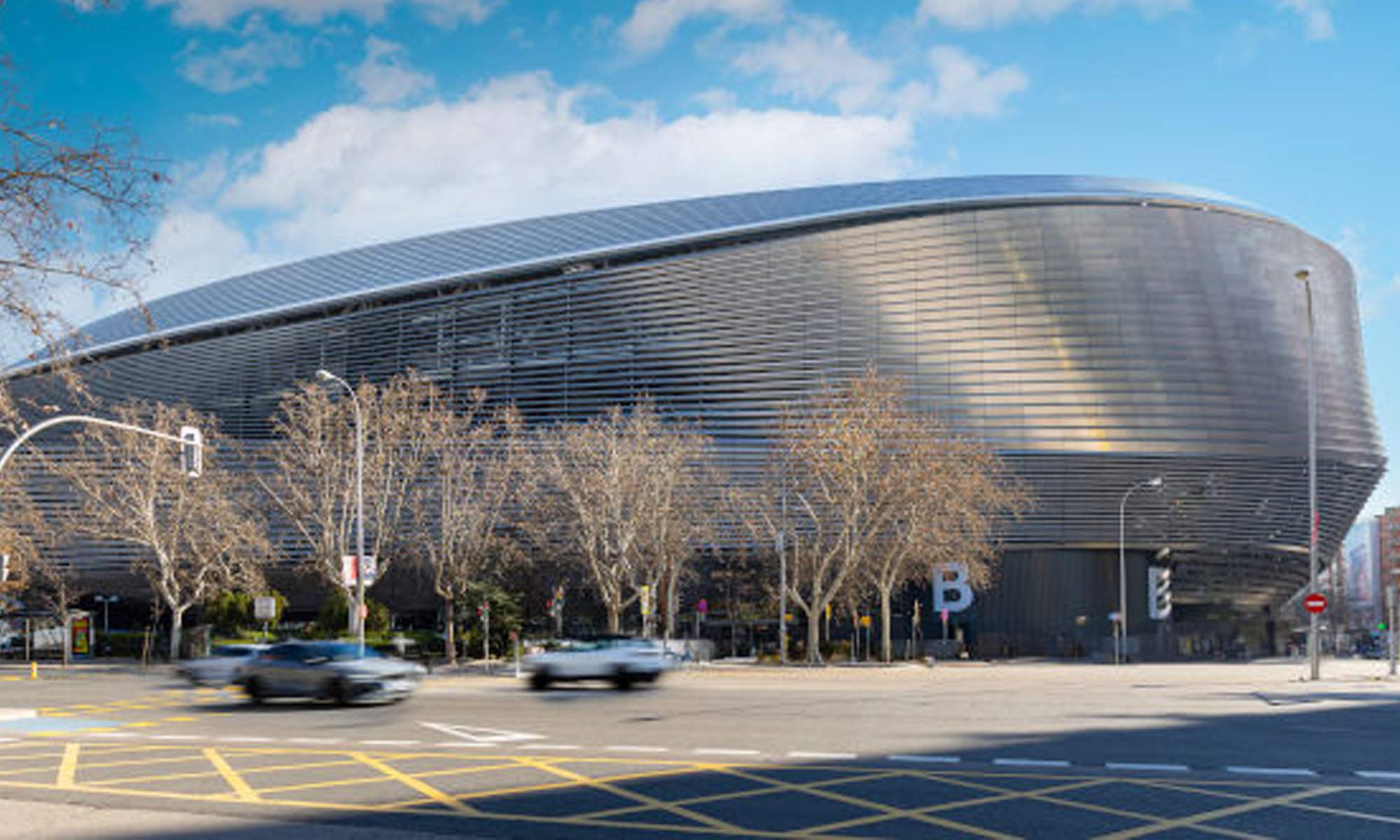 El estadio Santiago Bernabéu.