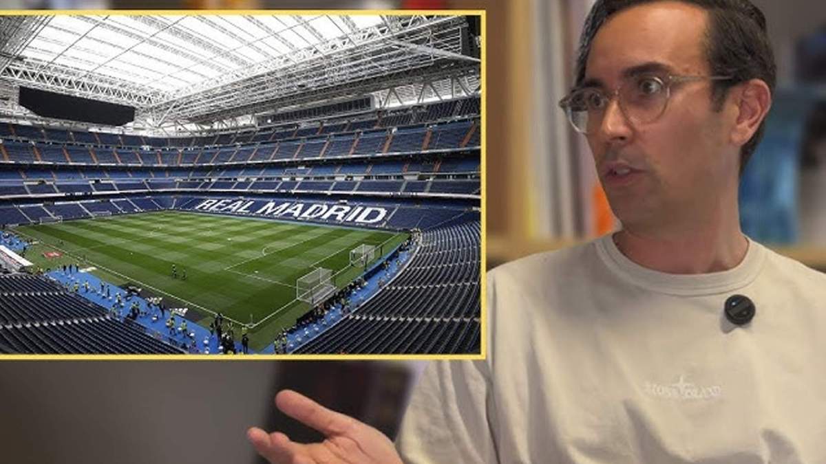 Alberto Eltini y el Santiago Bernabéu.
