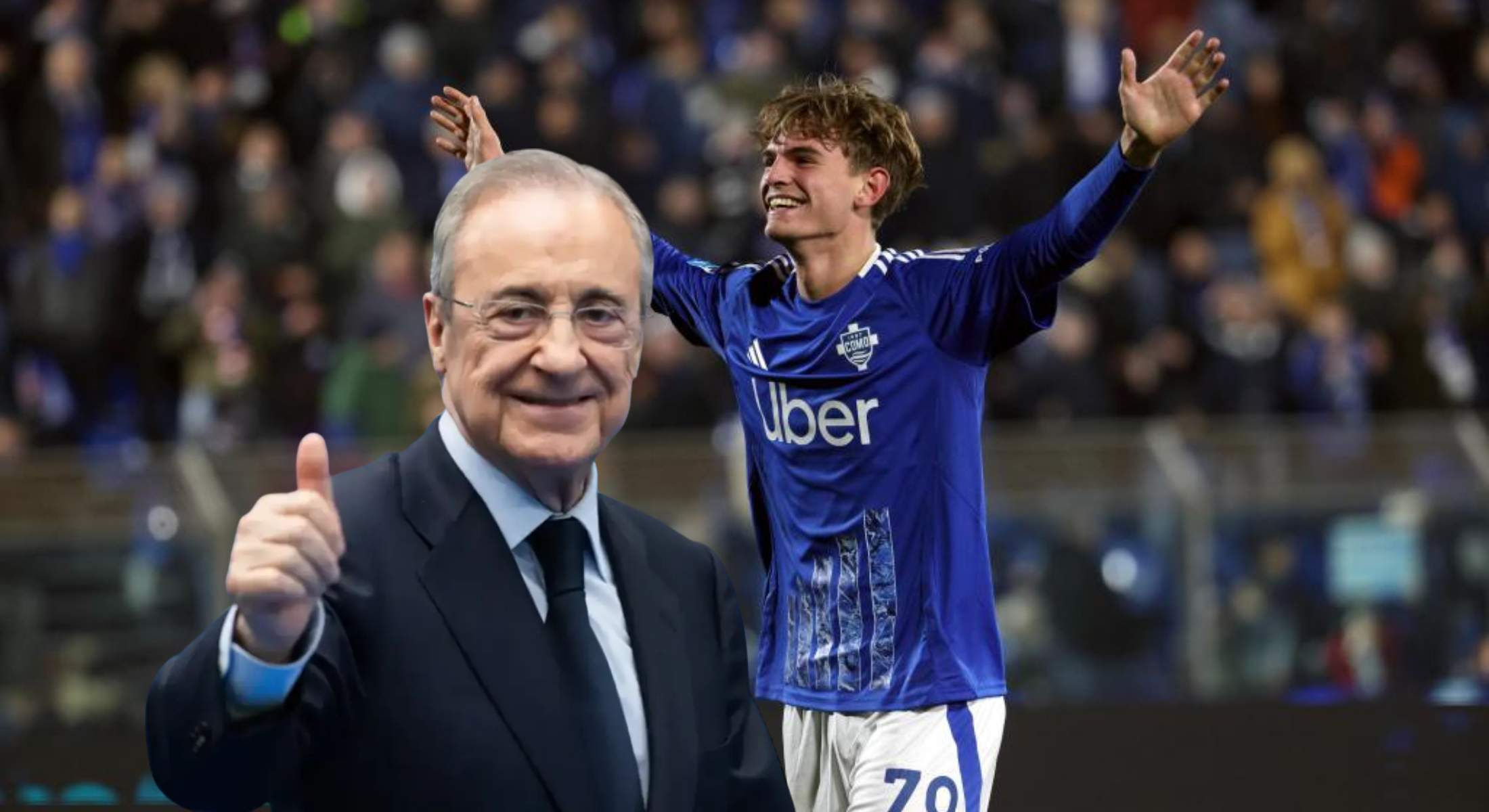 Florentino anuncia a Nico Paz y otro centrocampista