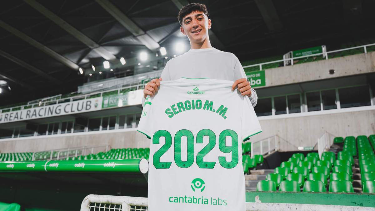 Sergio Martínez tiene contrato con el Racing hasta 2029