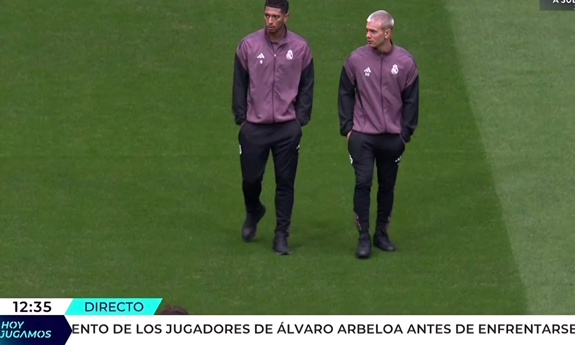 Mastantuono se lo dijo a Bellingham al salir a ver el césped del Bernabéu: "No la podemos cagar" Mastantuono se lo dijo a Bellingham al salir a ver el césped del Bernabéu: "No la podemos cagar"