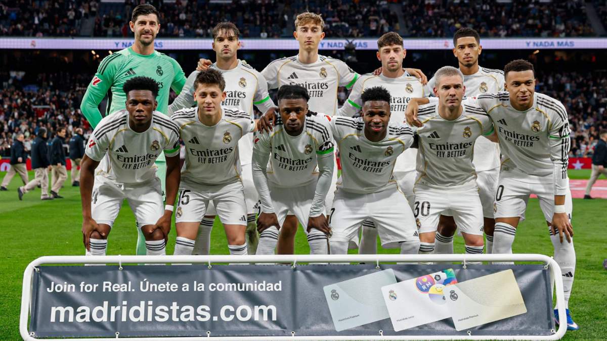Once del Real Madrid contra el Rayo Vallecano