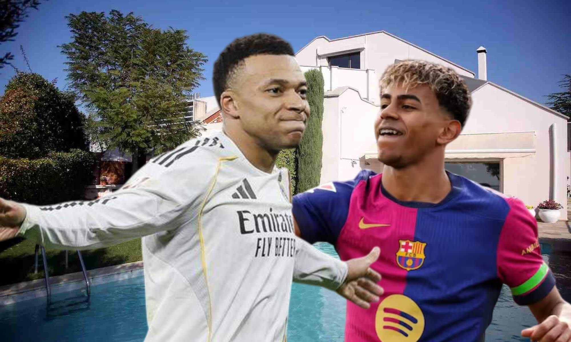 Kylian Mbappé y Lamine Yamal invirtieron la misma cantidad en hacerse con sus actuales viviendas.