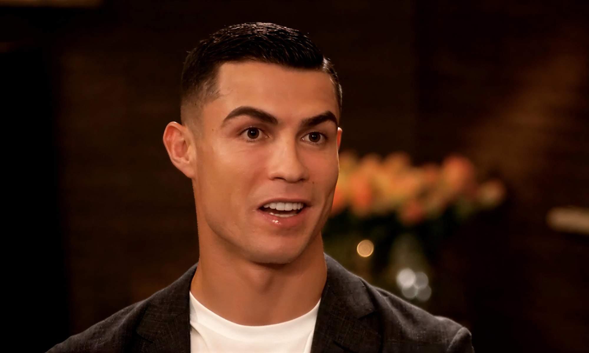 Cristiano Ronaldo, durante una entrevista reciente.