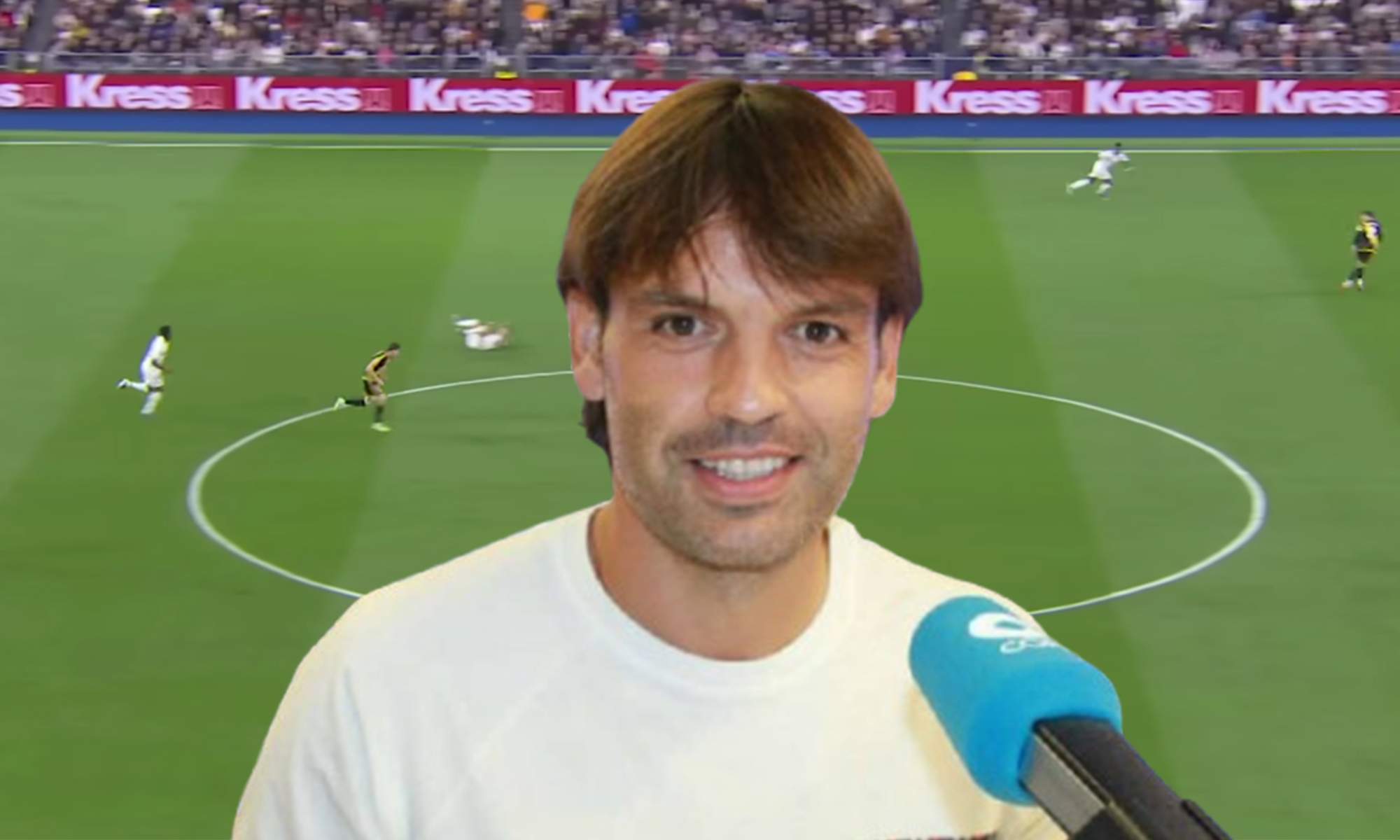 Fernando Morientes en COPE y una captura del Real Madrid - Rayo Vallecano.