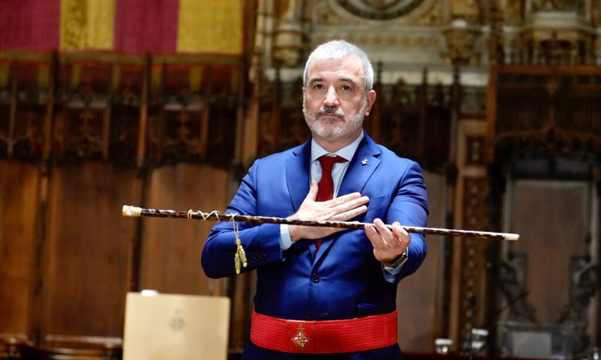 Jaume Collboni, alcalde de Barcelona, se ha decantado por el Camp Nou como sede de la final de la Copa del Mundo de 2030.