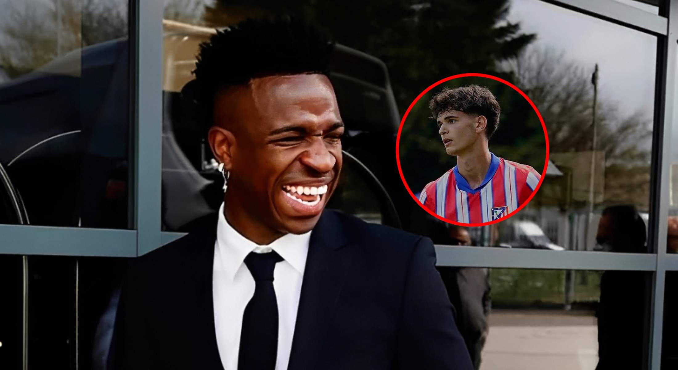 Vinicius se lleva un jugador del Atlético de Madrid