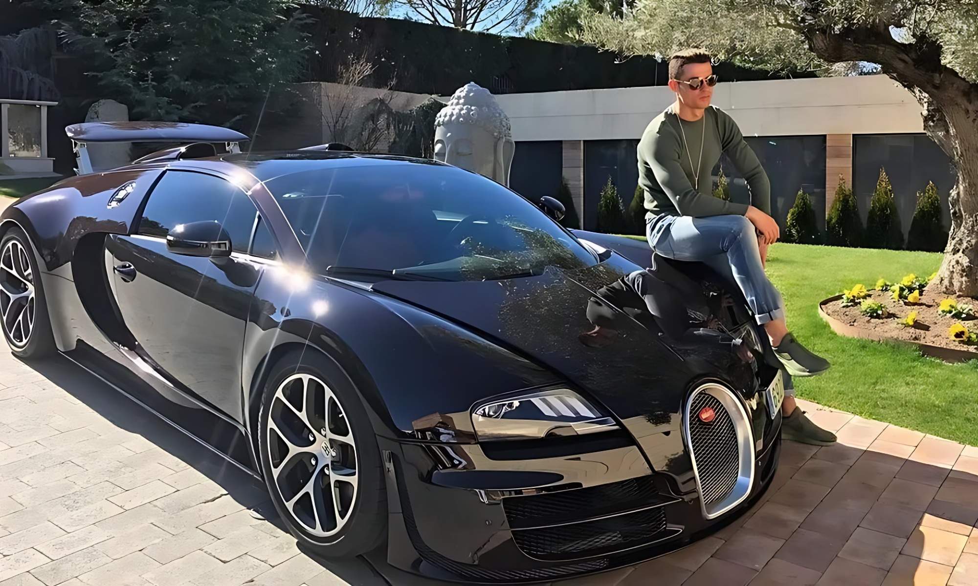 El viaje más caro de Cristiano Ronaldo a Mallorca: su empleado estrelló el Bugatti del futbolista valorado en 2,1 millones