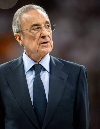 Florentino Pérez, presidente del Real Madrid. Florentino Pérez, presidente del Real Madrid.