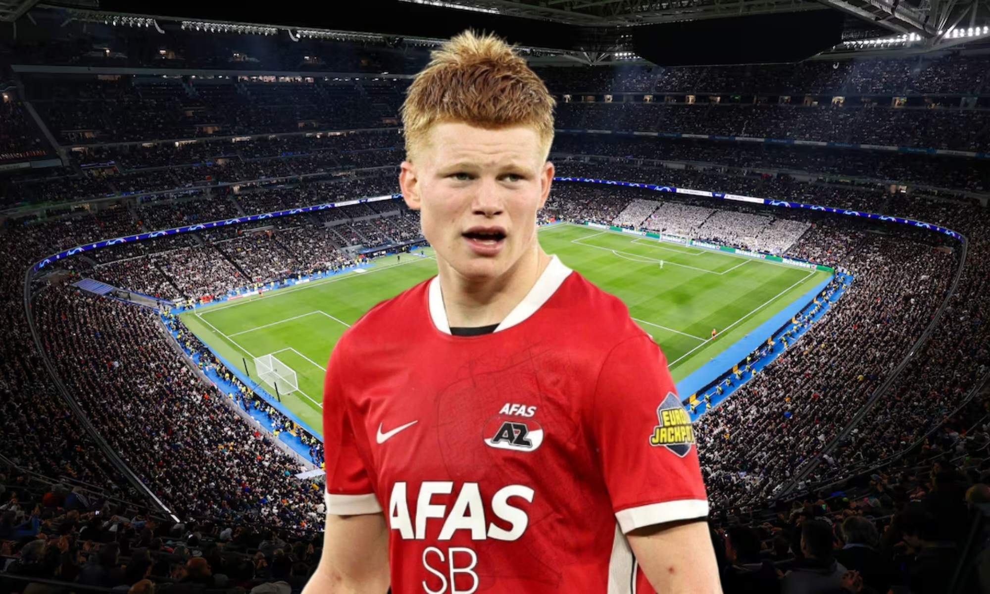 Kees Smit es uno de los futbolistas que sigue el Real Madrid para reforzar el centro del campo.