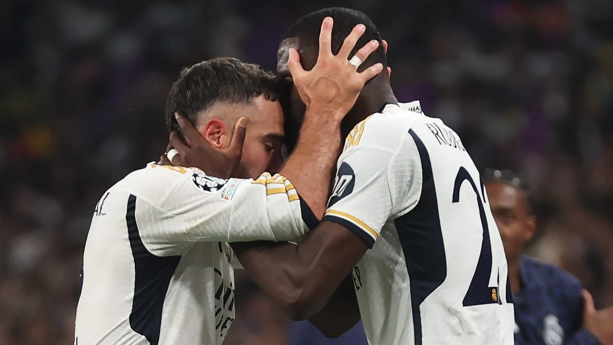 Dani Carvajal y Antonio Rüdiger en un partido del Real Madrid.