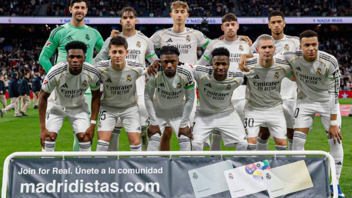 Alineación del Real Madrid contra el Rayo Vallecano