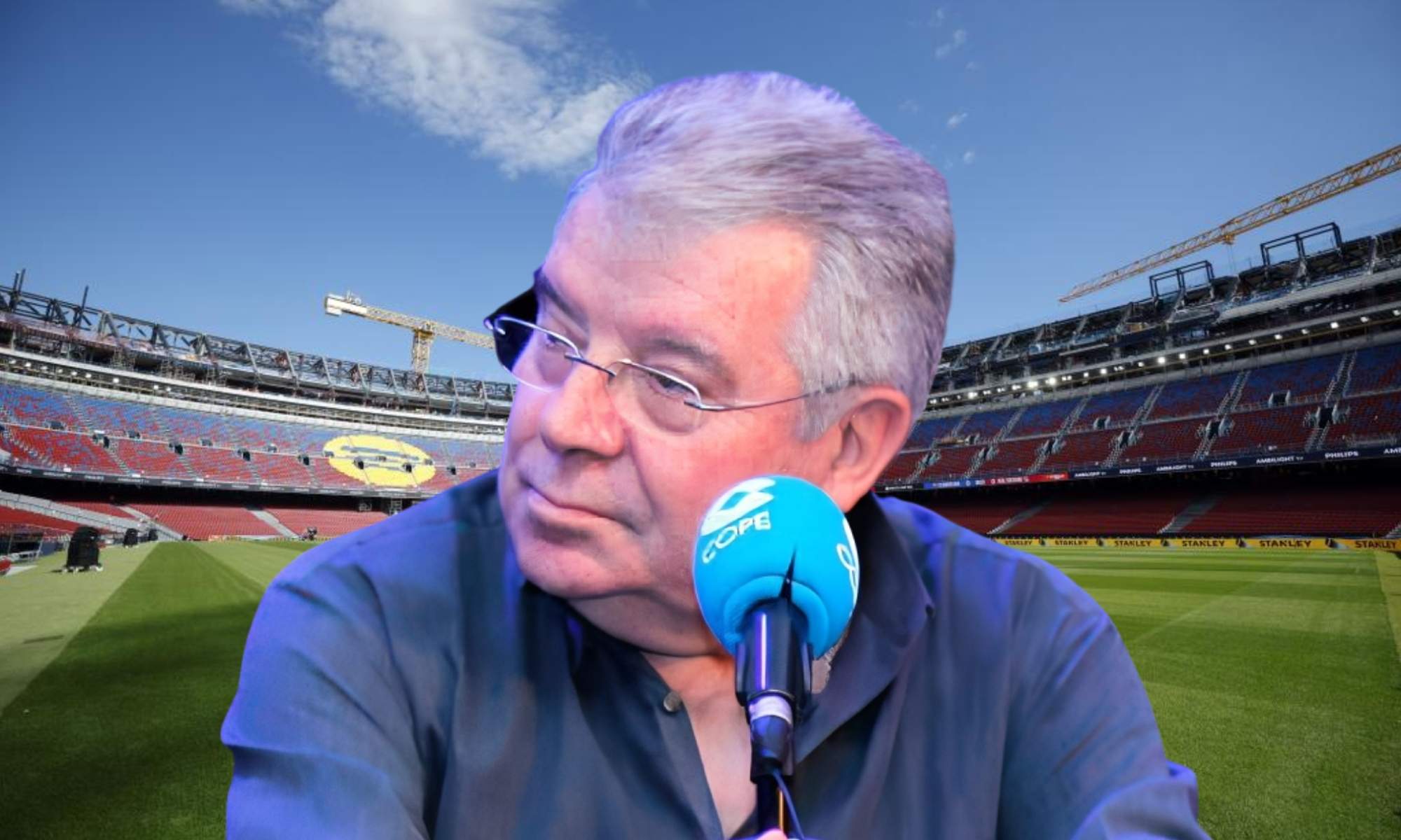 Josep María Minguella, muy crítico con el proyecto de remodelación del Camp Nou