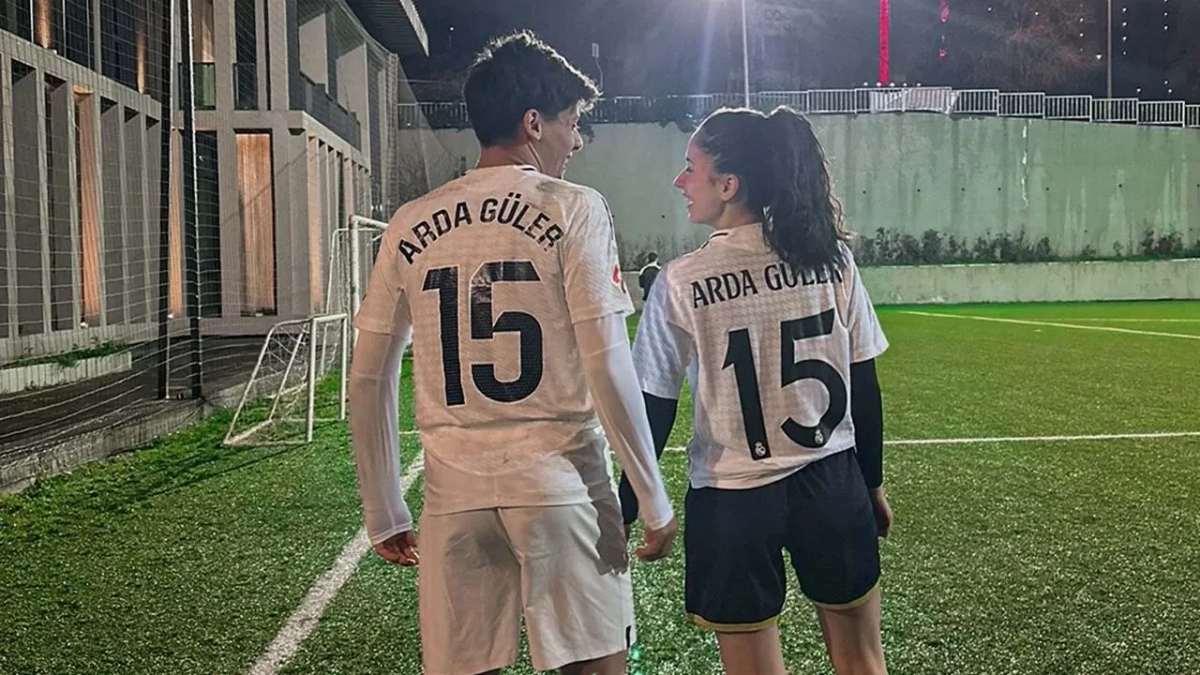 Arda Güler junto a Duru Nayman, su pareja