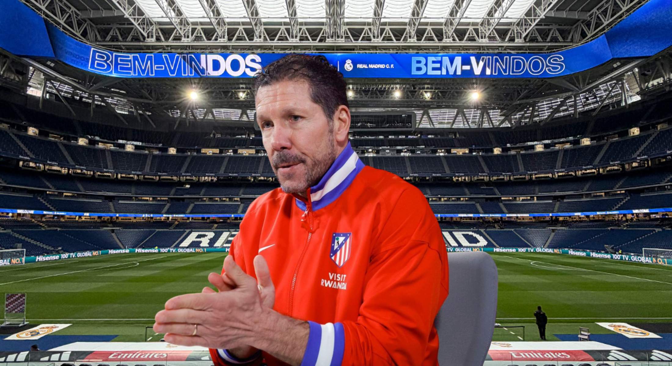 Simeone habla del Santiago Bernabéu