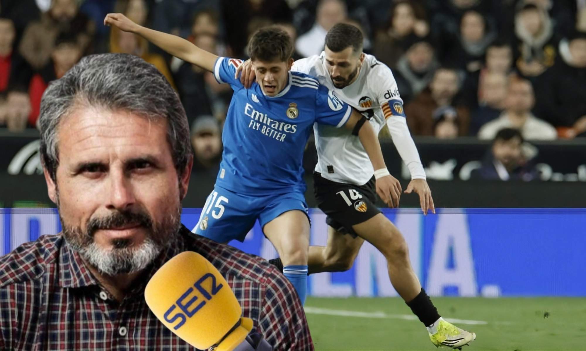 Rafa Alkorta ha mostrado sus dudas sobre Arda Güler y la tarea de encargarle las labores de creación en el centro del campo del Real Madrid. Rafa Alkorta ha mostrado sus dudas sobre Arda Güler y la tarea de encargarle las labores de creación en el centro del campo del Real Madrid.