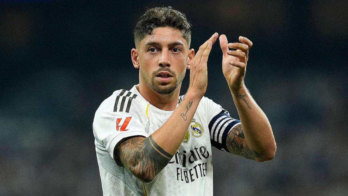 Fede Valverde durante un partido de la presente temporada Fede Valverde durante un partido de la presente temporada