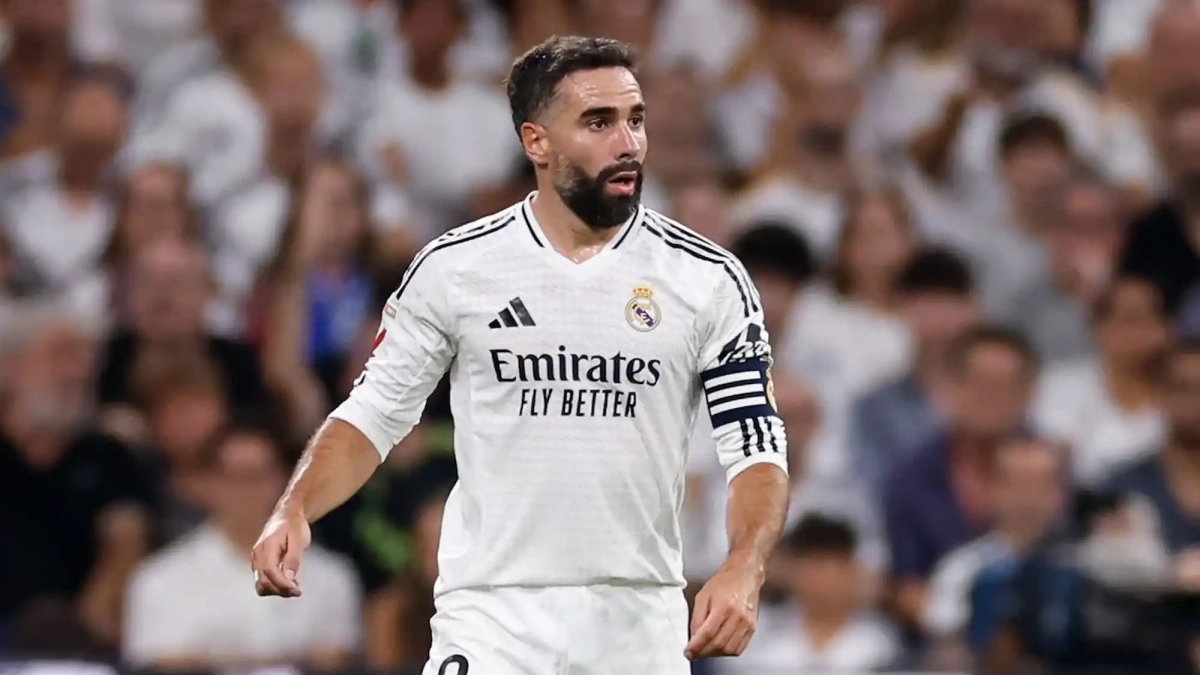 Carvajal durante un partido de esta temporada