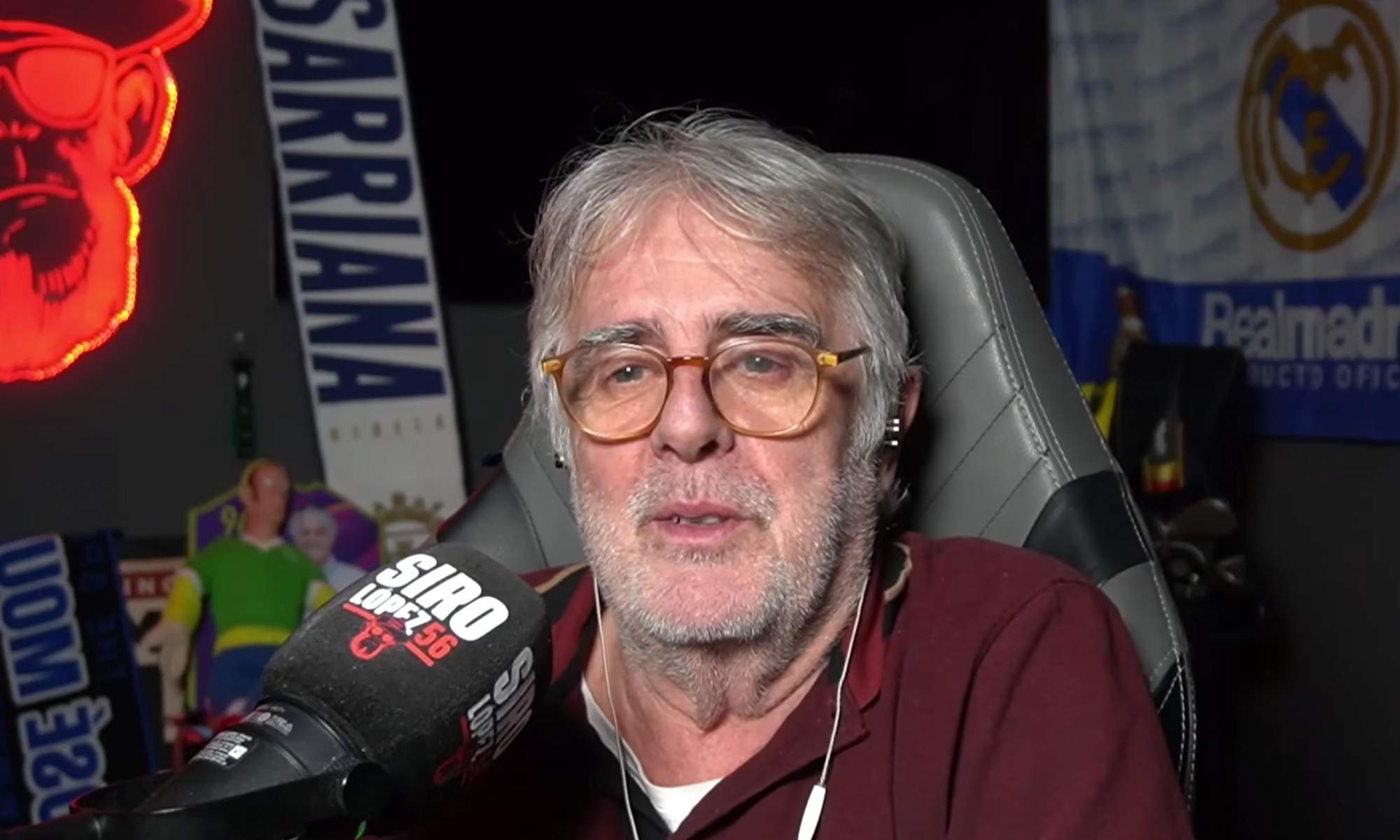 Siro López hablando en su canal de Youtube.